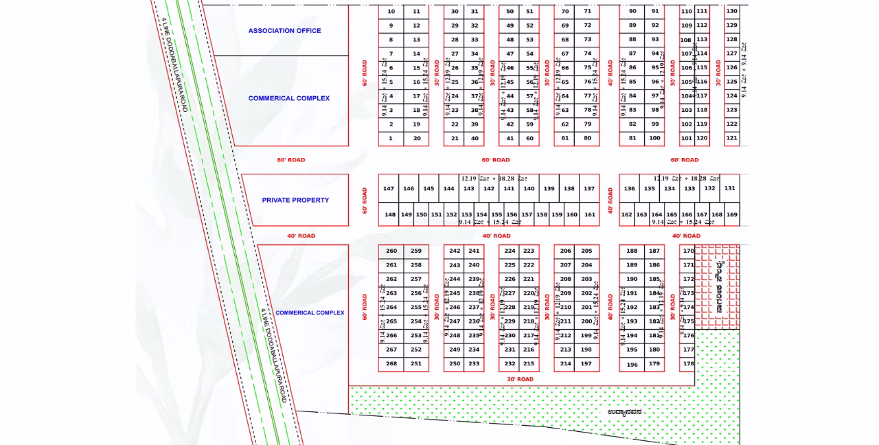 Green City - Layout Plan