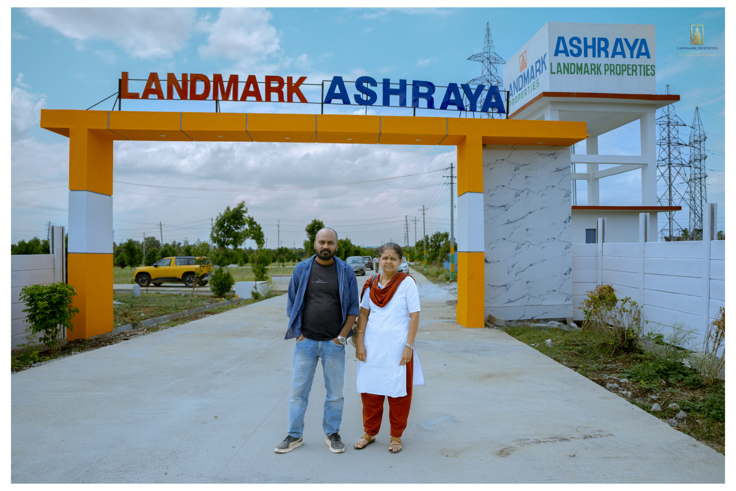 Ashraya plot registered customers at Landmark Properties, Bengaluru