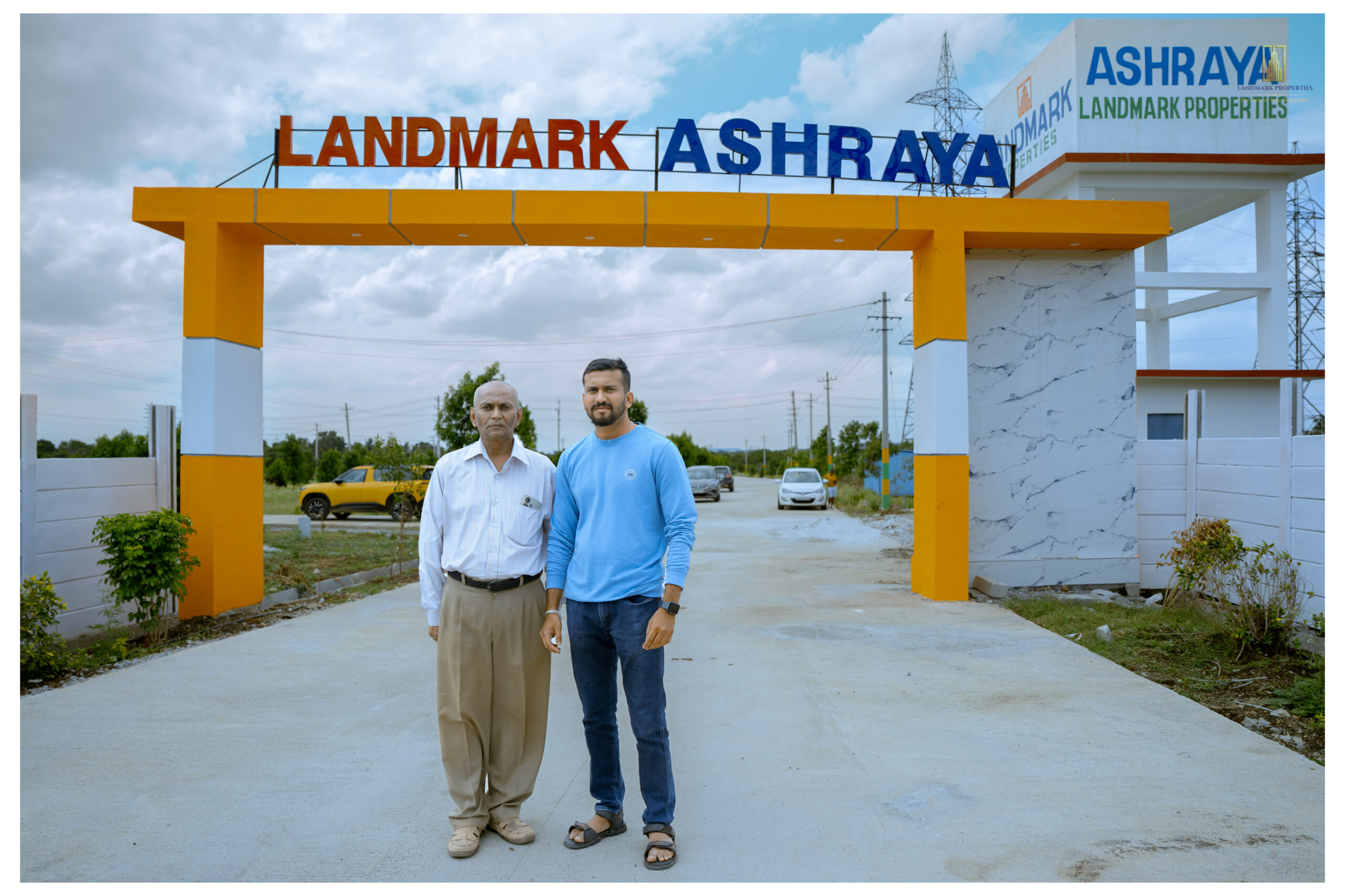 Ashraya plot registered customers at Landmark Properties, Bengaluru