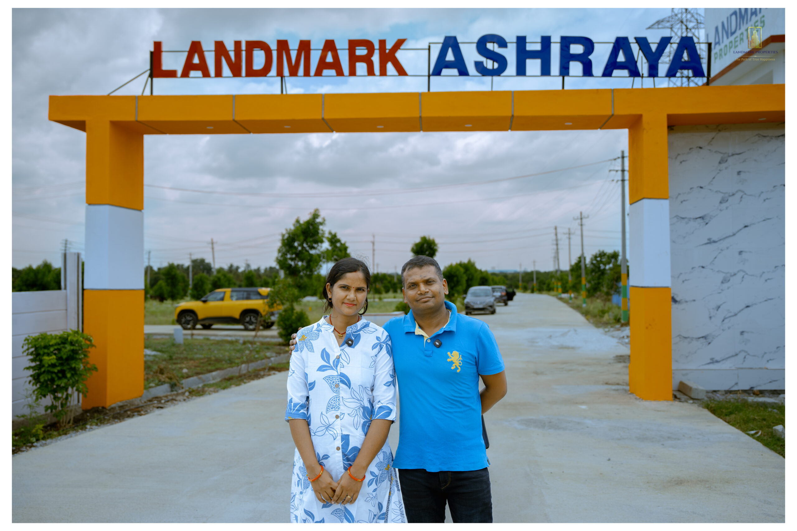 Ashraya plot registered customers at Landmark Properties, Bengaluru