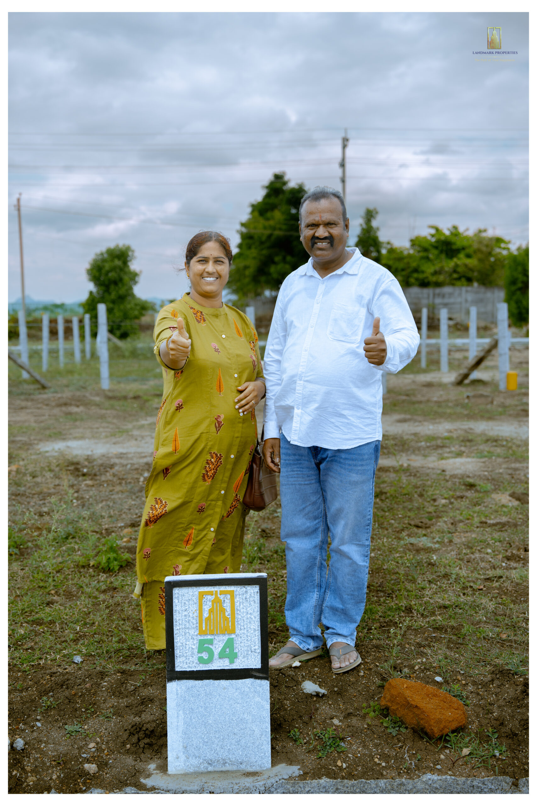 Ashraya plot registered customers at Landmark Properties, Bengaluru