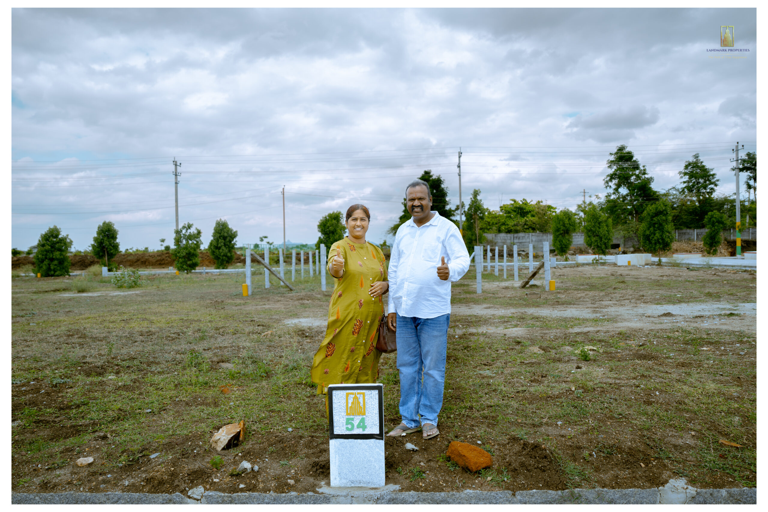 Ashraya plot registered customers at Landmark Properties, Bengaluru