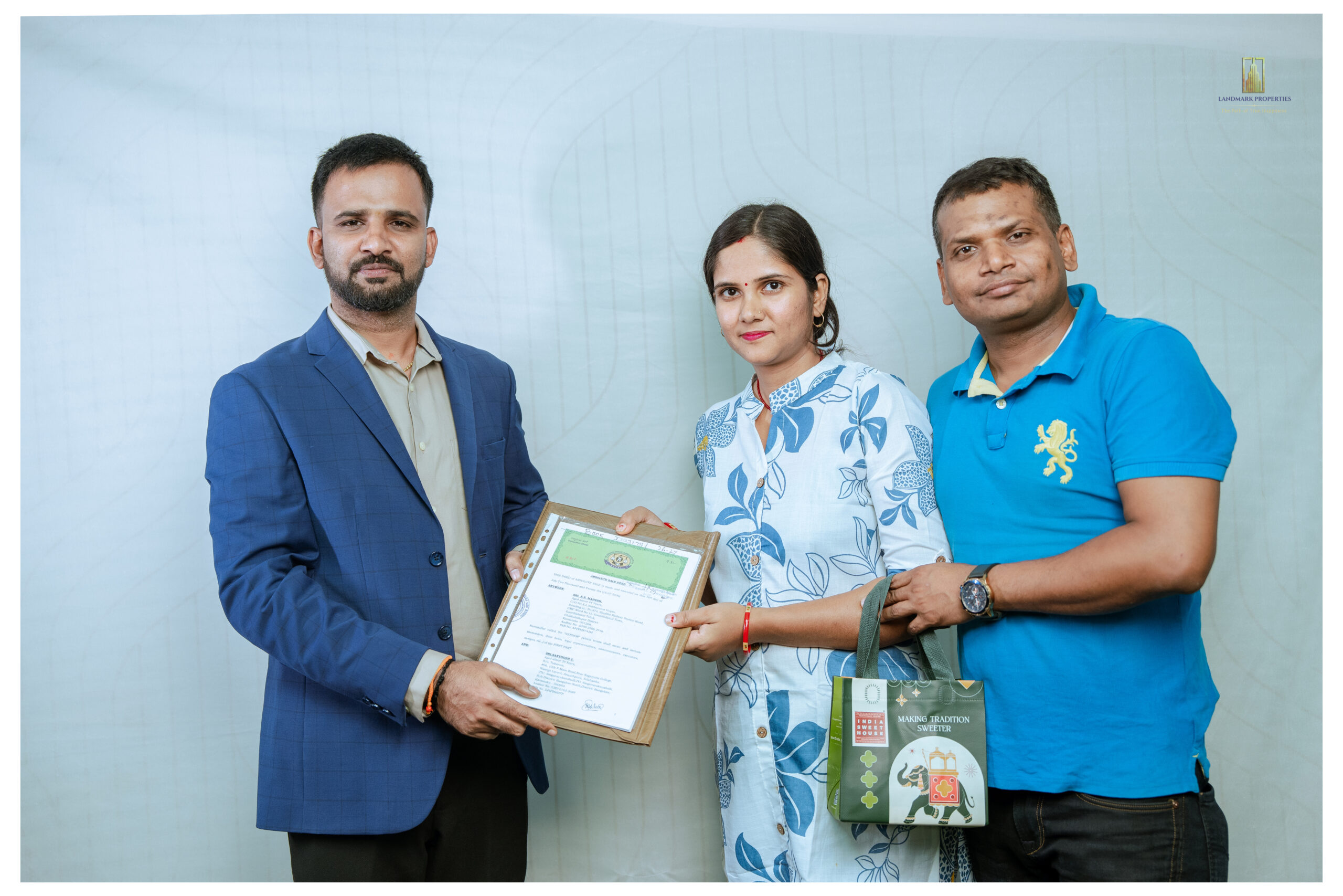 Ashraya plot registered customers at Landmark Properties, Bengaluru