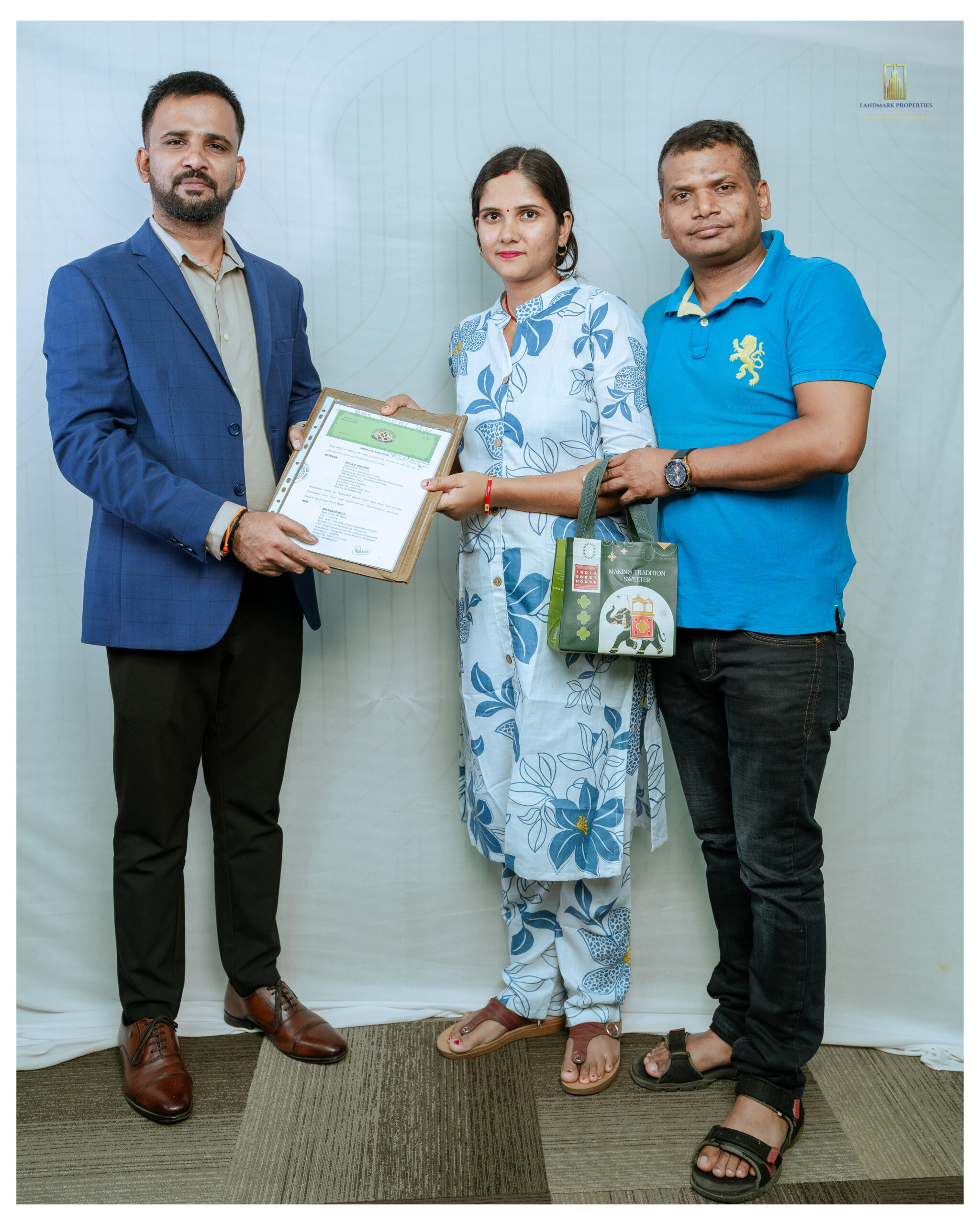Ashraya plot registered customers at Landmark Properties, Bengaluru