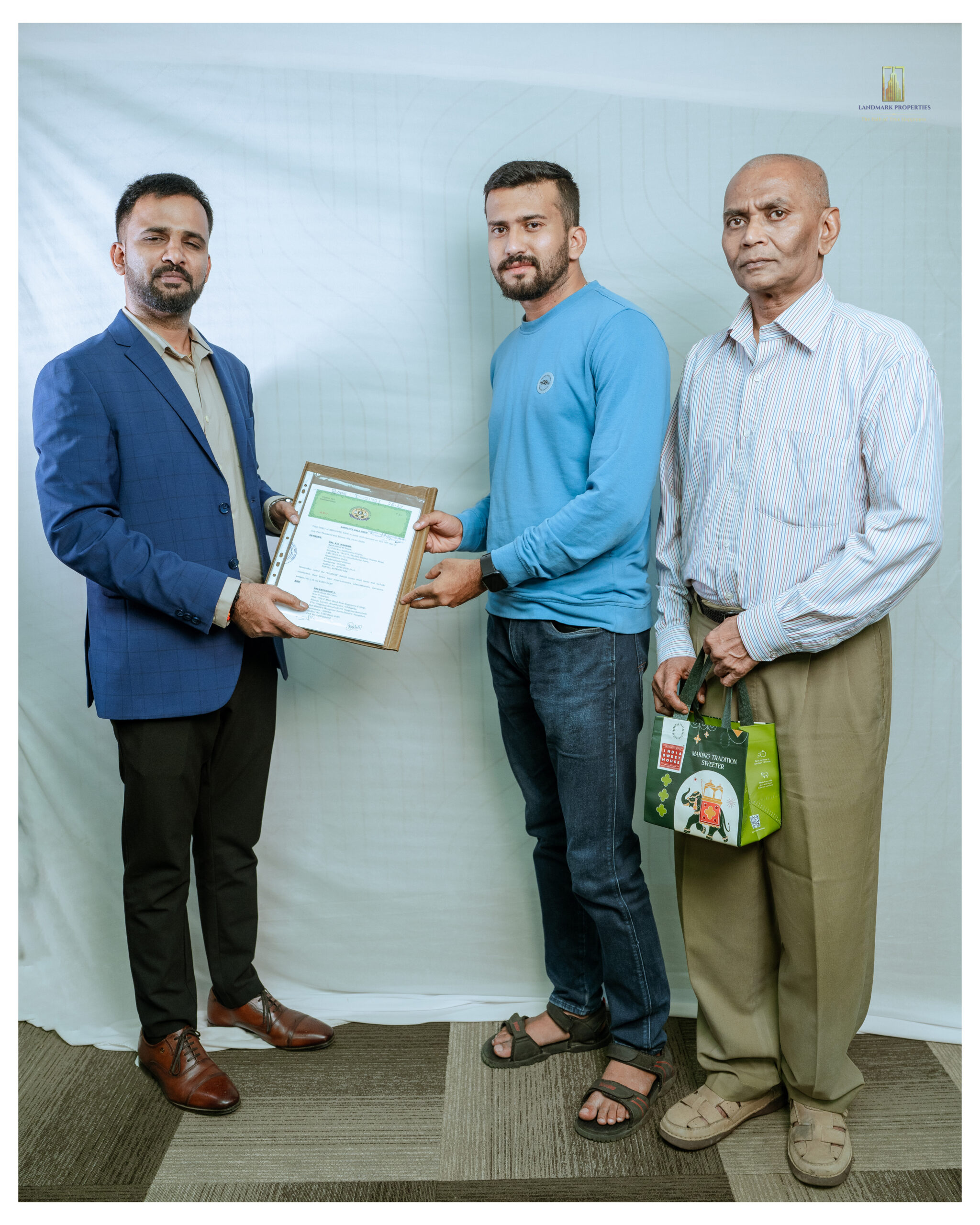 Ashraya plot registered customers at Landmark Properties, Bengaluru