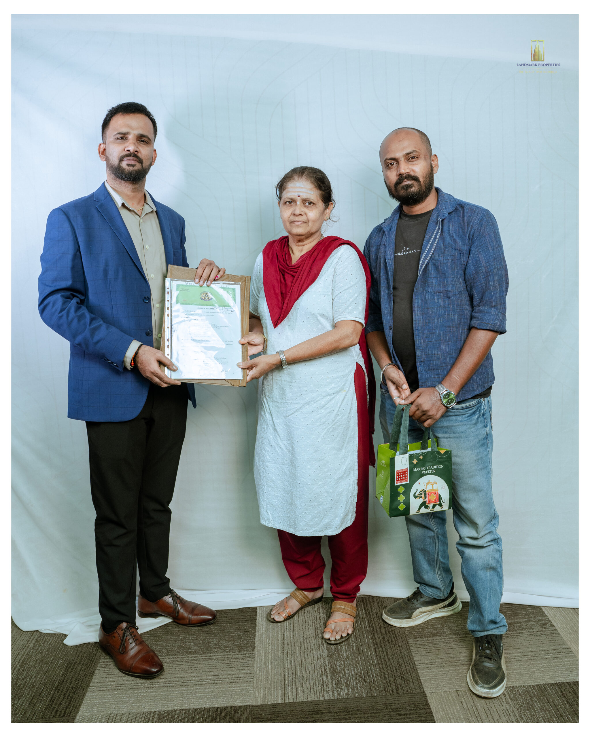 Ashraya plot registered customers at Landmark Properties, Bengaluru