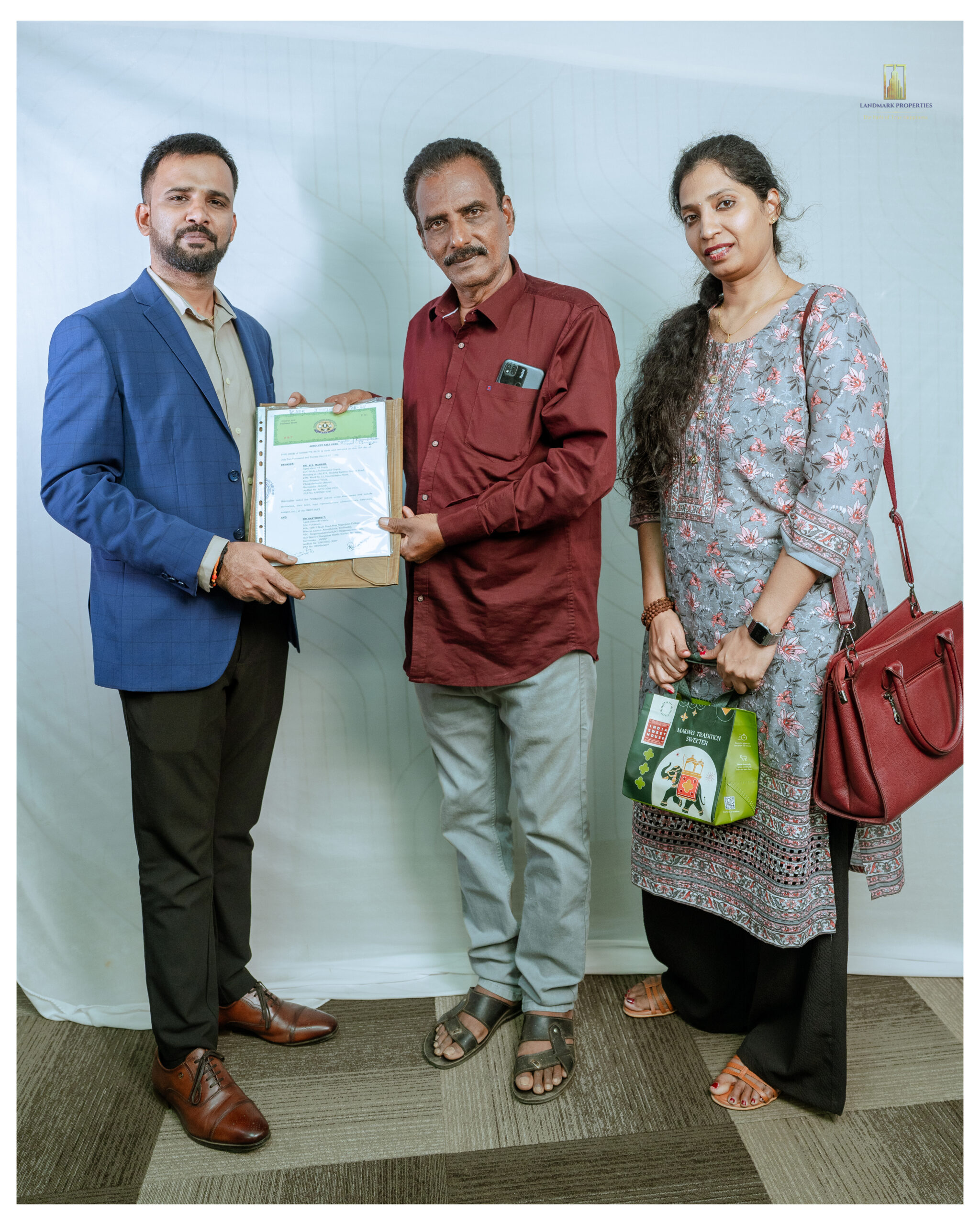 Ashraya plot registered customers at Landmark Properties, Bengaluru